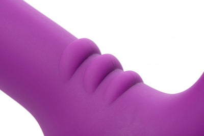 Experience Mind-Blowing Pleasure with Strap U's Royal Revolver Strapless Dildo