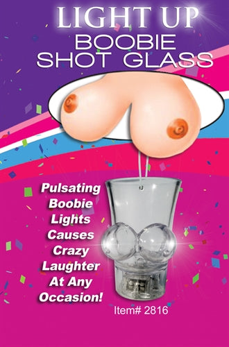 Spice up your party with the playful Boobie Light Up Shot Glass!