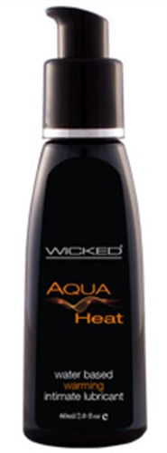 Aqua Heat Water-Based Warming Lubricant for Intense Pleasure - 2 Oz.