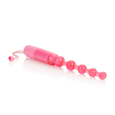 Glittered Jelly Beaded Anal Probe with Powerful Vibrations for Ultimate Pleasure