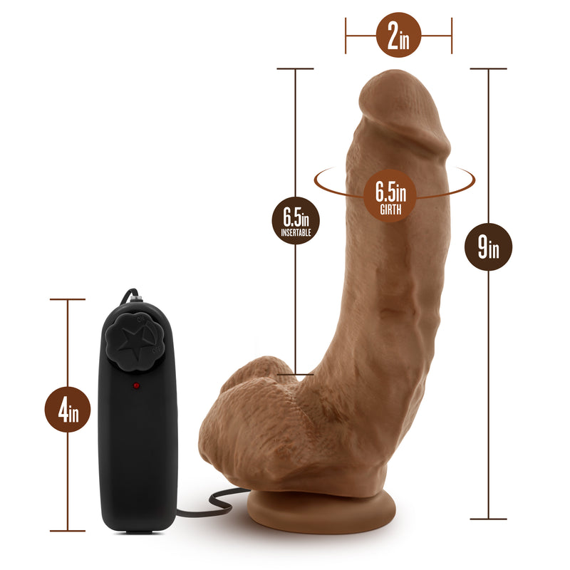 9 Inch Boxer Dildo with Suction Cup and Remote Control for Ultimate Pleasure