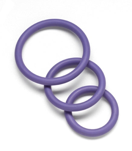 Durable Cock Rings - Enhance Sensations and Achieve Mind-Blowing Orgasms with Skin-Safe Nitrile Rings in Three Sizes.
