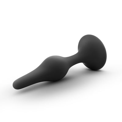 Satin Smooth Silicone Butt Plug with Suction Cup Base for Comfortable Entry and Safe Play - Luxe Beginner Plug Small