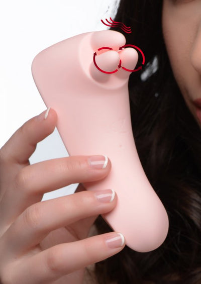 Rechargeable Clitoral Tickler with 6 Speeds - Fully Submersible and Eco-Friendly