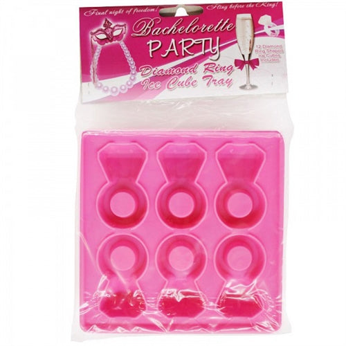 Diamond Ring Ice Cube Tray for Bachelorette and Bachelor Parties - Keep Drinks Cold and Mood Hot with Playful Gems!