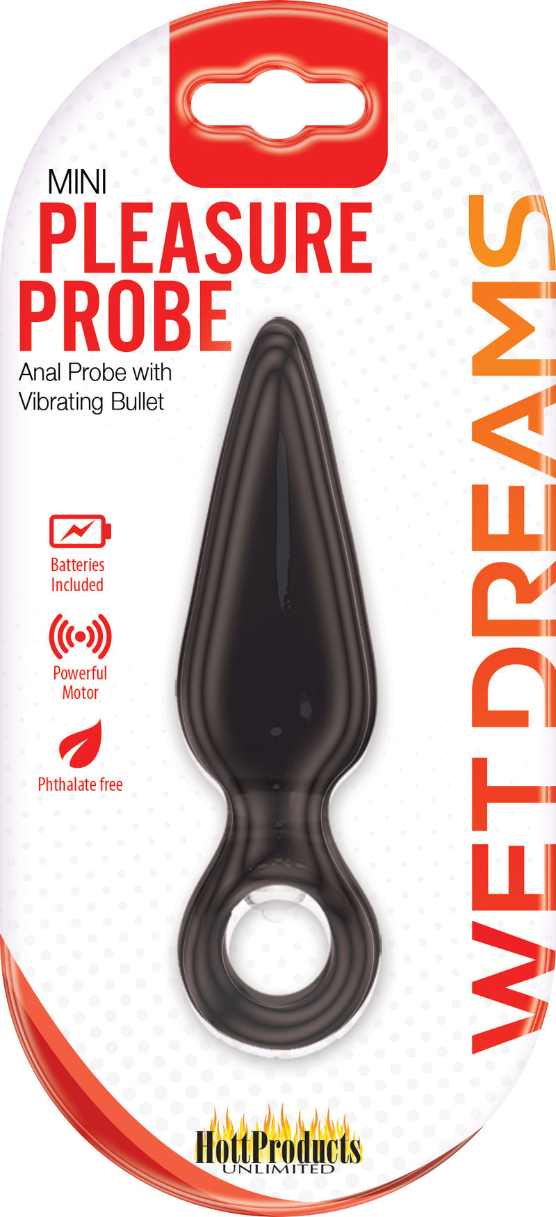 Silicone Anal Probe with Powerful Vibrations for Maximum Pleasure and Comfort - Phthalate-Free and Waterproof