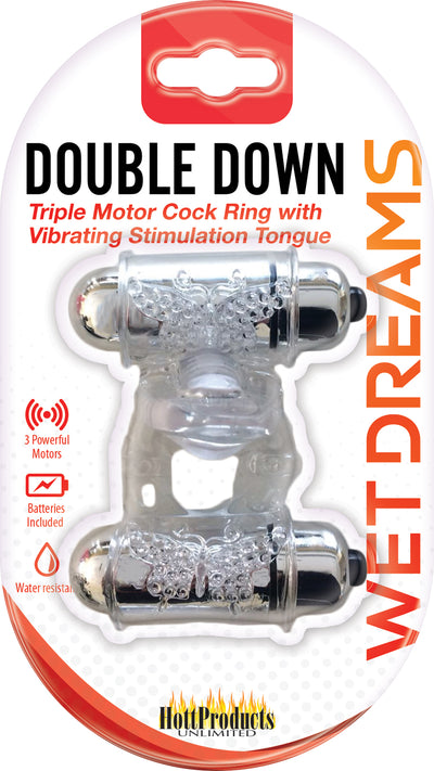 Triple Motor Vibrating Cock Ring for Mind-Blowing Stimulation and Perfect Fit