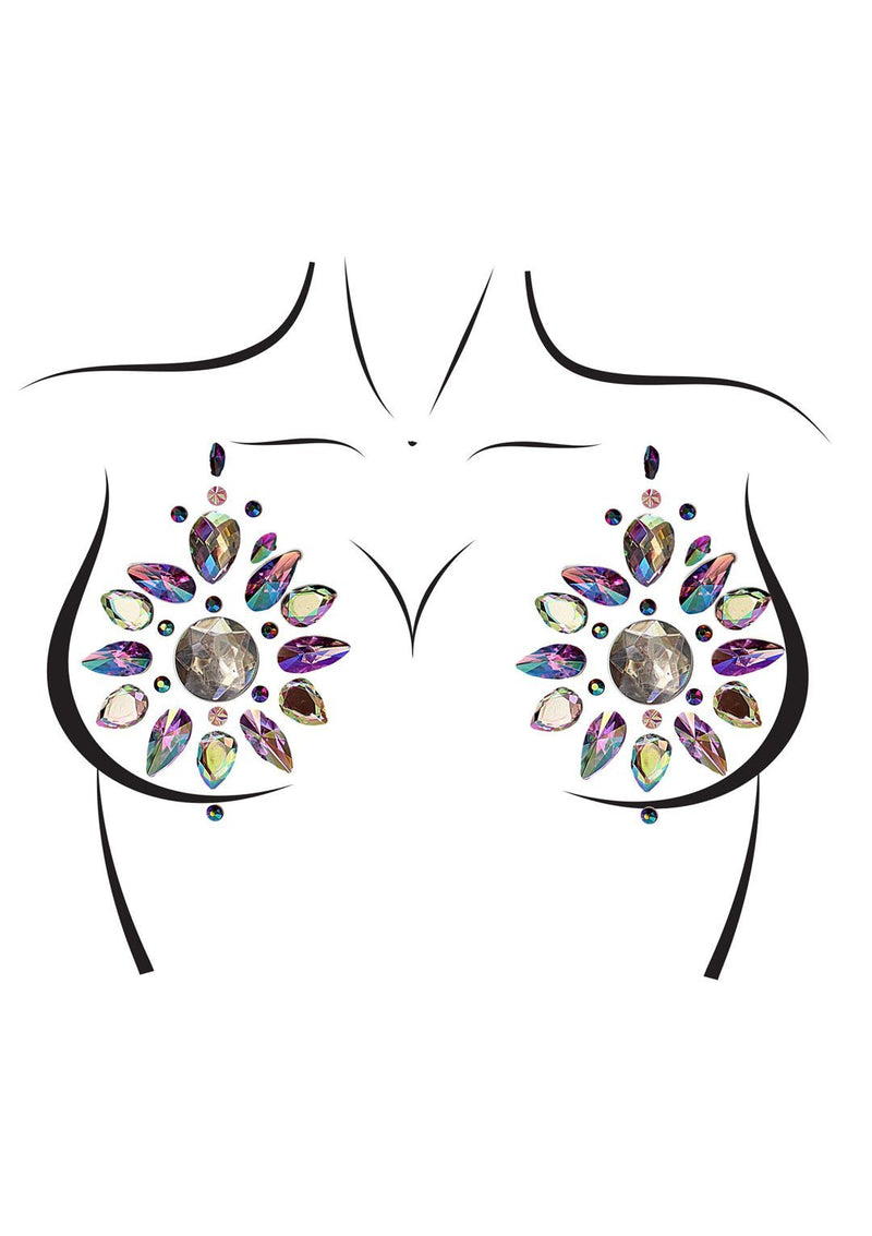 Ocean Adhesive Body Jewels Sticker: Add Sparkle and Shine to Your Intimate Moments Without Piercings!