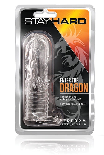 Dragon Penis Extension Sleeve with Ticklers and Scrotum Strap for Ultimate Satisfaction