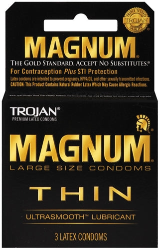 Magnum Large Thin Condoms: Bigger, Thinner, and More Sensitive!