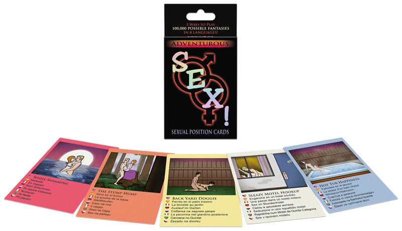 Spice Up Your Bedroom with Adventurous SEX Card Game - Over 100,000 Fantasies to Explore!