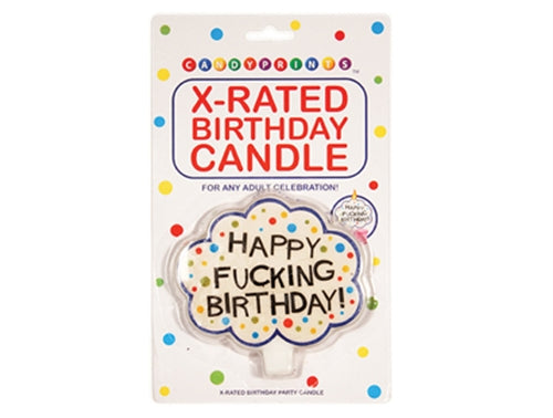Spice up Your Birthday with Our X-Rated Candle!