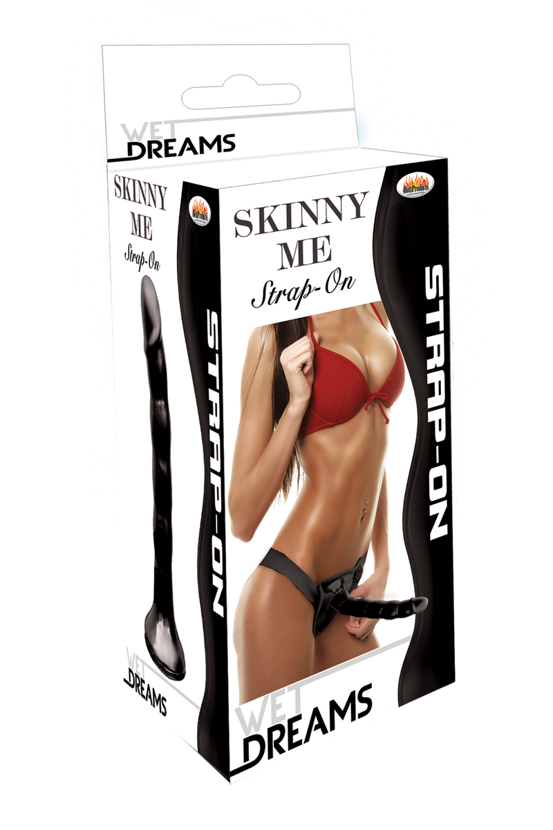Get Adventurous with Wet Dreams SKINNY ME Strap On - Perfect for First-Time Anal Play!