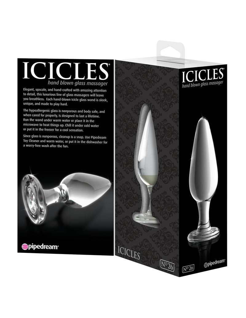 Eco-Friendly Glass Massager for Ultimate Pleasure - Icicles No 26