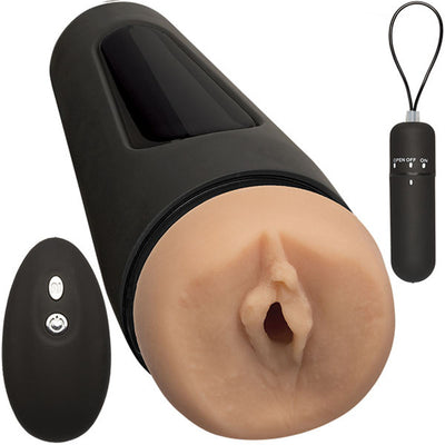 Ultimate Male Pleasure: Realistic Masturbation Aid with Vibro Bullet and Wireless Remote