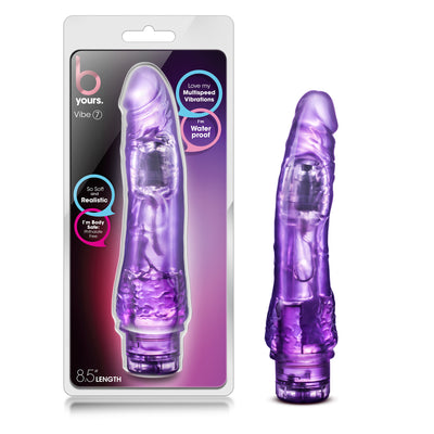 B Yours Vibe 7: Affordable, Powerful, Waterproof, and Body-Safe 8.5 Inch Vibrator for Ultimate Pleasure!
