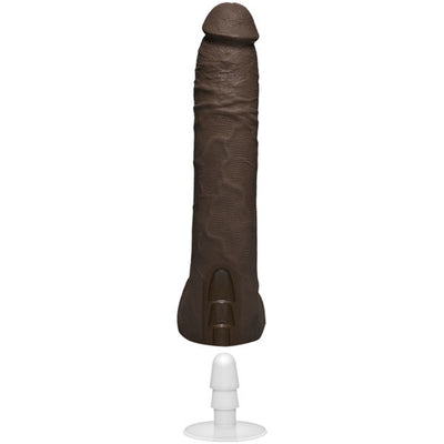 Experience Isiah Maxwell's Award-Winning 10-Inch ULTRASKYN Dildo with Suction Cup for Ultimate Pleasure