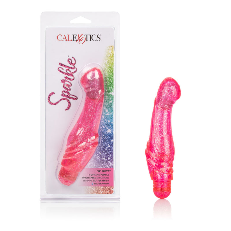 Glitter G-Spot Vibrator: Plushy Soft, Multi-Speed, and Perfectly Curved for Maximum Pleasure!