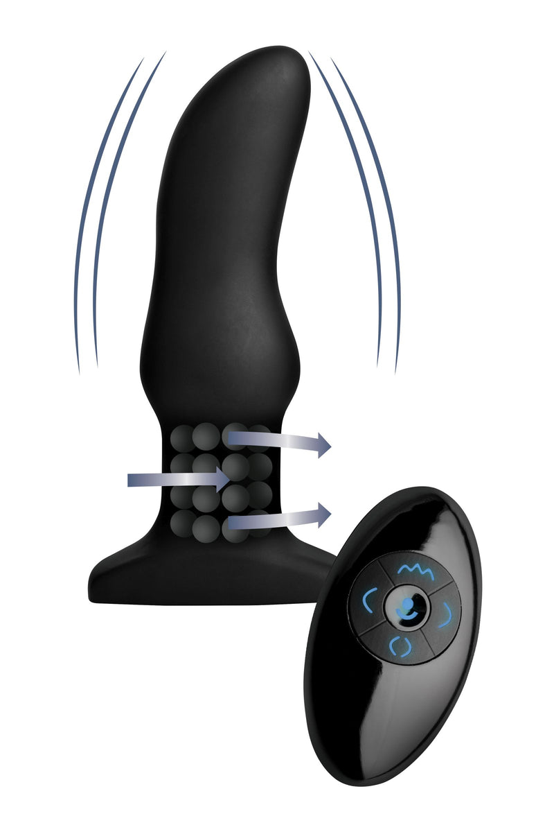 Get Spiraling Stimulation with Rimmers Anal Plug - 5 Pulsation Modes and 3 Speeds for Intense Backdoor Fun!