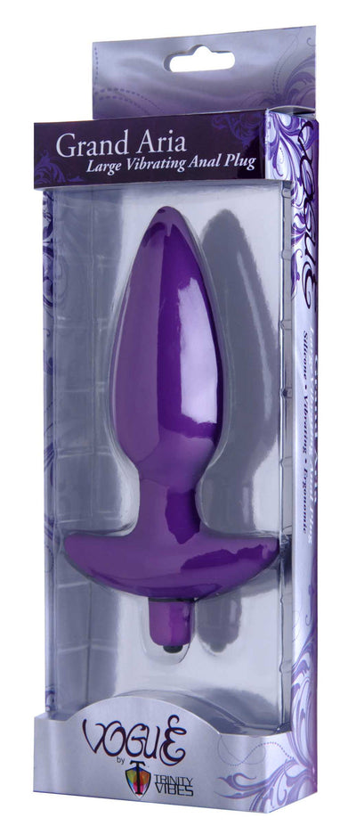 Experience Ultimate Backdoor Pleasure with Aria's Vibrating Silicone Butt Plug