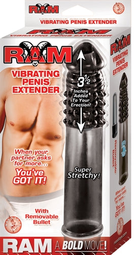 Enhance Your Pleasure with the Ribbed Vibrating Penis Extender
