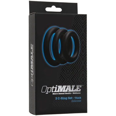 Elevate Your Game with the Optimale Thick C-Ring Set - Long-Lasting Erections and Mind-Blowing Pleasure!