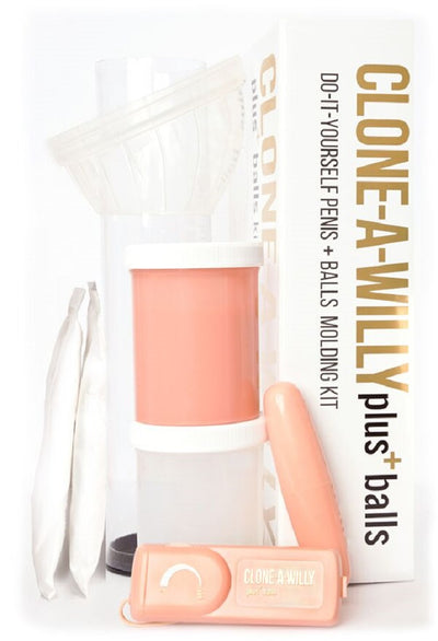 Create Your Own Realistic Vibrating Dildo with Clone-A-Willy's Dong With Balls Kit! Safe, Easy, and Phthalate-Free. Perfect for Solo or Couples Play.