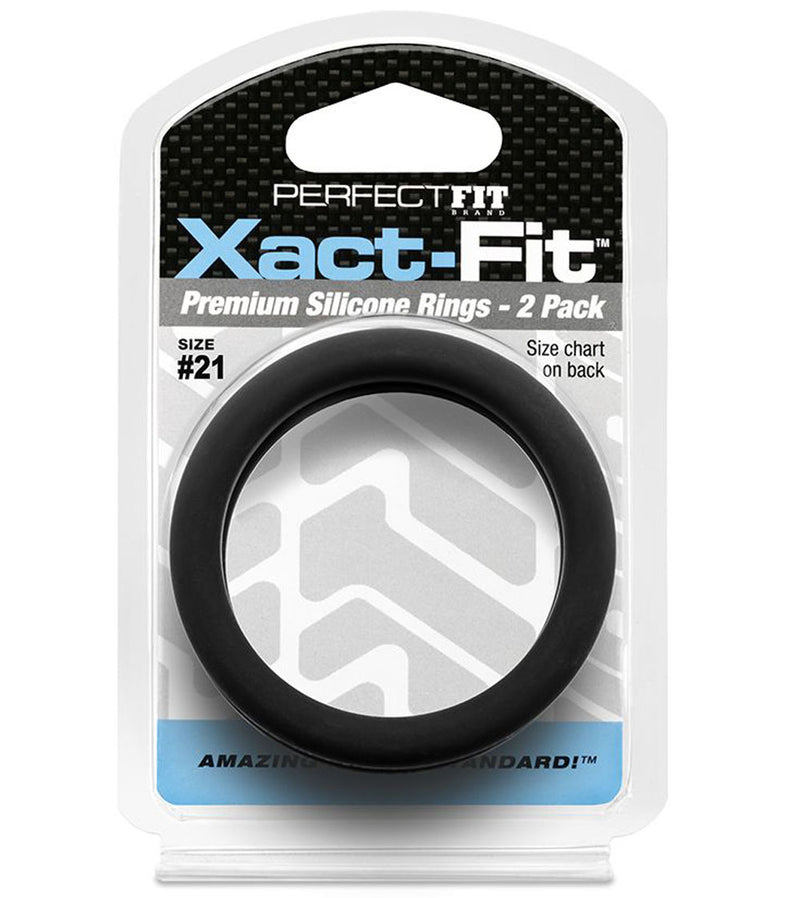 Xact-Fit Cockring 2-Pack: Perfect Sizing, Strong and Soft for Maximum Pleasure!