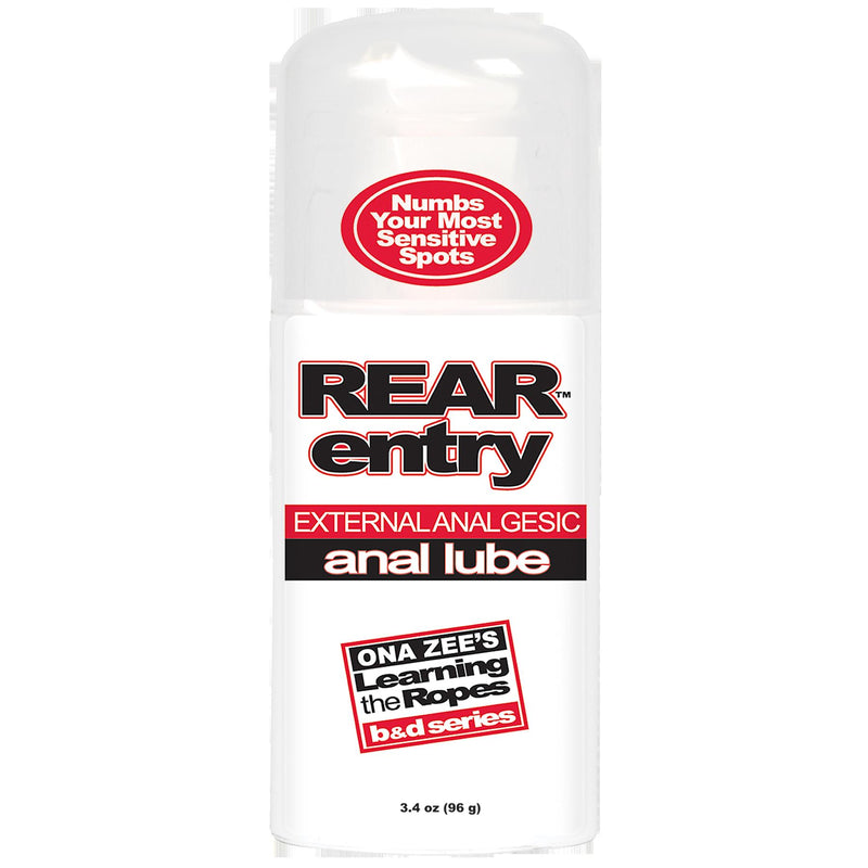 Silky-Smooth Anal Lubricant for Comfortable and Pleasurable Playtime - Ona Zees Rear Entry 3.4 Oz
