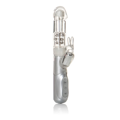 Petite Jack Rabbit Vibrator: 7 Functions, 3 Speeds, Waterproof, Phthalate-Free, Perfect for Clitoral and Vaginal Stimulation.