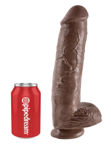 Realistic 11-Inch King Dong Dildo with Suction Cup Base and Waterproof Design for Ultimate Pleasure