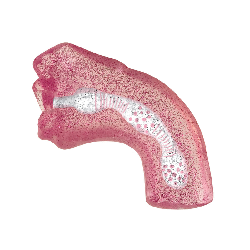 Glittered Stretchy Mouth Masturbator for Deep Throat Pleasure - Phthalate Free and Ergonomically Designed for Maximum Satisfaction.