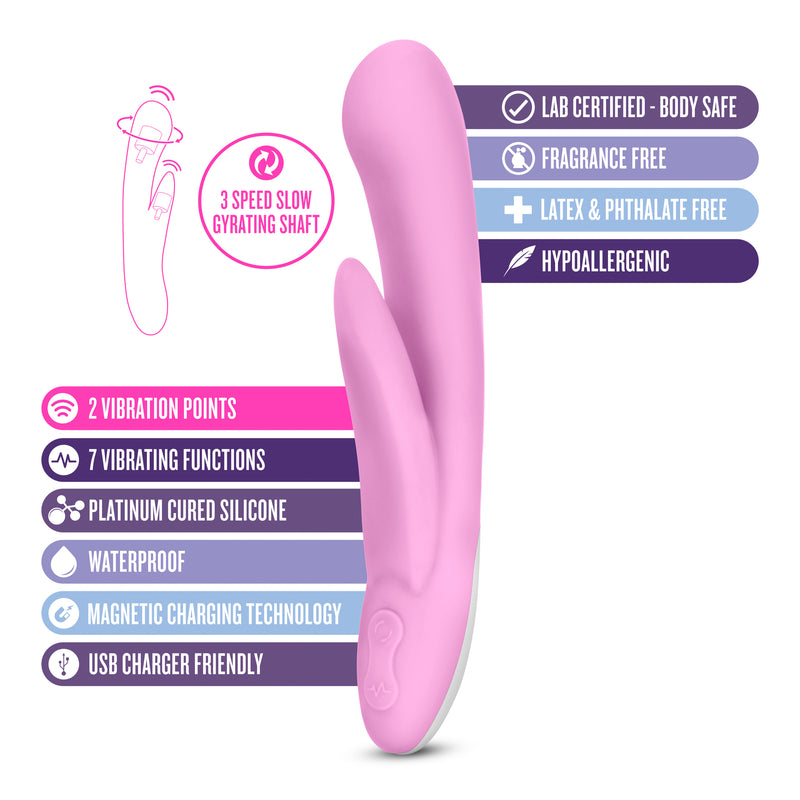 Triple Motor Bunny Vibrator - Customize Your Pleasure with 7 Vibration Functions and 3 Gyrating Speeds