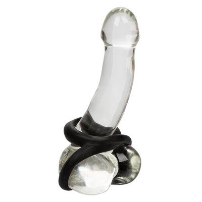 Plush and Stretchy Ultra-Soft Crazy 8 Cockring for Rock-Solid Stamina and Heightened Sensitivity with Scrotum Support.