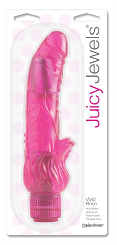 Bendable and Waterproof Vibrator for Ultimate Pleasure - Juicy Jewels Vivid Rose