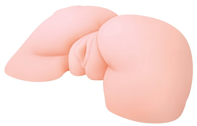Ultimate Dual Pleaser Masturbation Aid for Men - Realistic Anal and Vaginal Openings for Maximum Pleasure