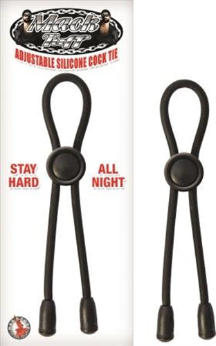 Stay Hard All Night with Mack Tuff Silicone Cock Tie - Adjustable, Waterproof, and Phthalate-Free for Maximum Pleasure!