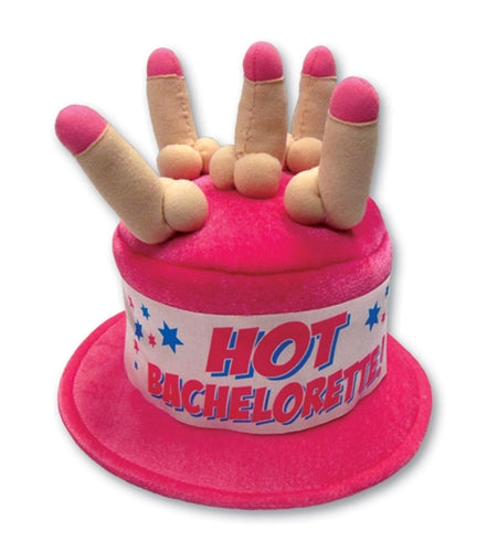Get the Party Started with the Hot Bachelorette Pink Hat - A Fun and Flirty Accessory for the Bride-to-Be!