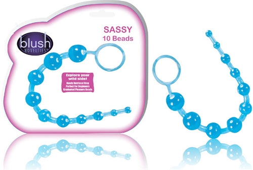 Enhance Your Pleasure with Gradual Blue Anal Beads - Phthalate-Free and Impressive for Partner Play!
