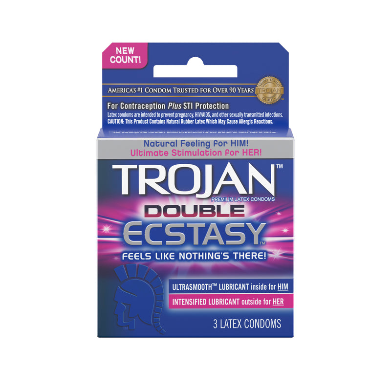 Maximize Pleasure with Trojan Double Ecstasy Condoms