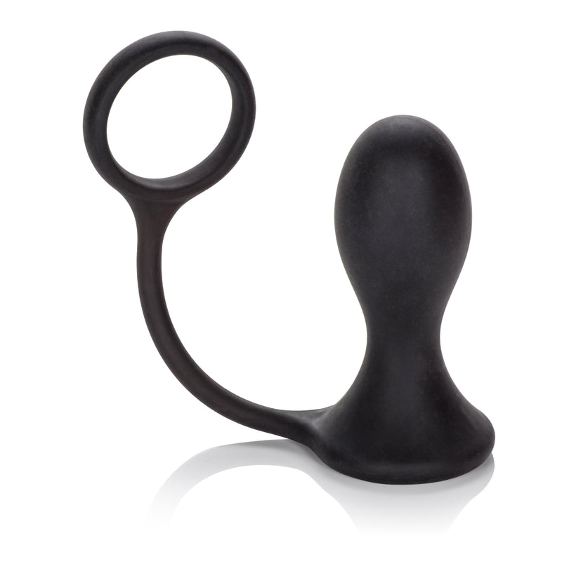 Silicone Prostate Probe with Support Ring for Mind-Blowing Pleasure and Deeper Orgasms!
