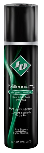 Long-Lasting ID Millennium Silicone Lube – Made in the USA, Latex-Friendly, Perfect for Solo or Partner Play, All-Over Massages.