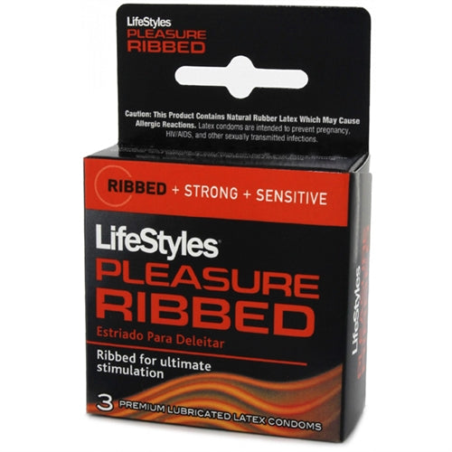 Ribbed for Your Pleasure: LifeStyles Ultra-Thin Condoms with Textured Rows for Maximum Sensation and Lubrication.