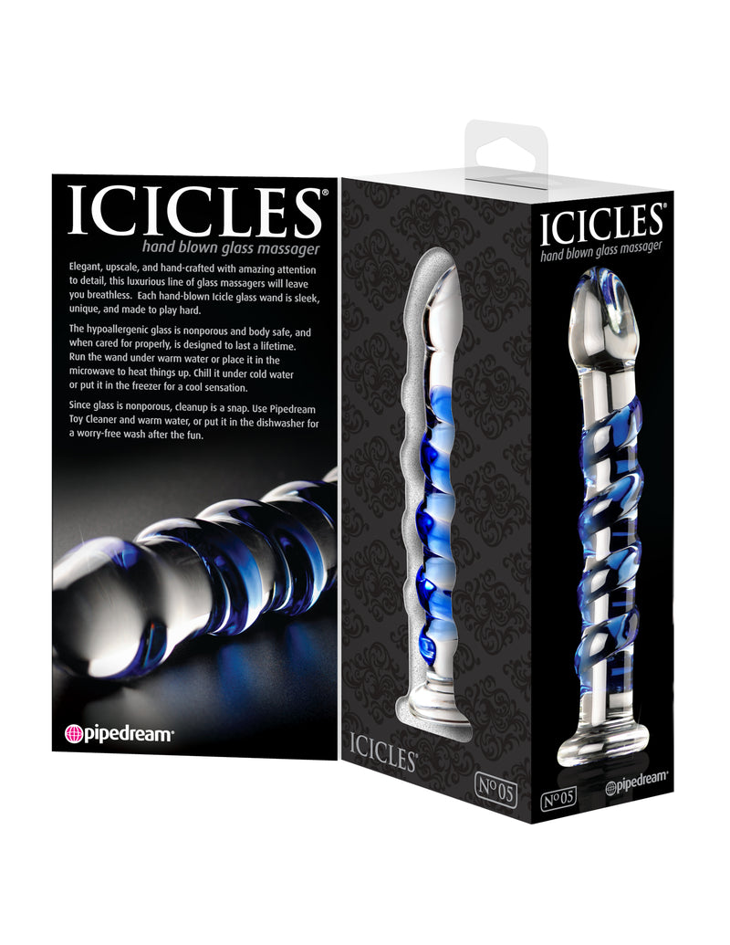 Luxurious Hand-Crafted Glass Massagers for Ultimate Pleasure - Hypoallergenic and Eco-Friendly Icicle Wands for Lasting Performance and Easy Cleanup.
