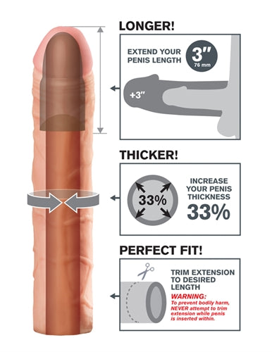 Get a Bigger, Better, and More Satisfying Experience with the Perfect 3-Inch Extension!