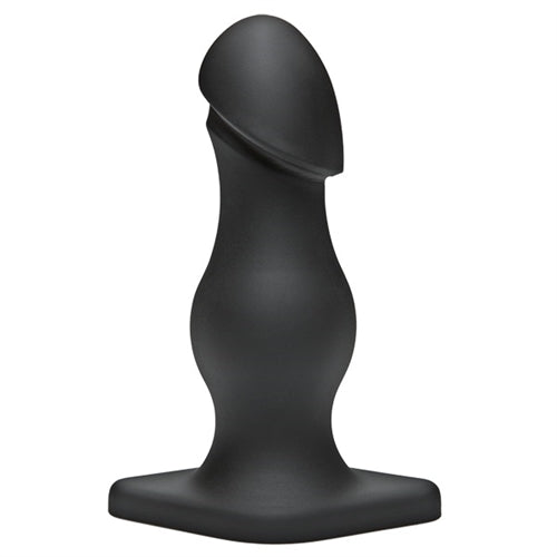Thick and Cushioned Butt Plug with Flexible Diamond-Shaped Base for All-Day Wearability.