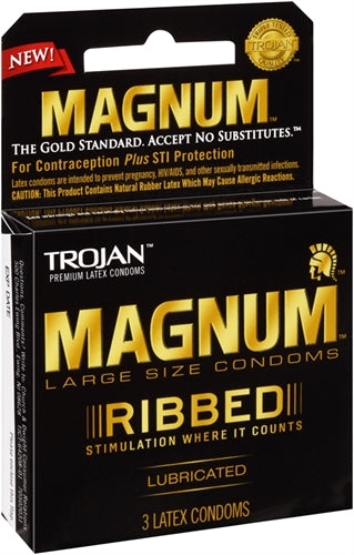 Magnum Ribbed Condoms: The Ultimate Pleasure Upgrade for Him and Her!