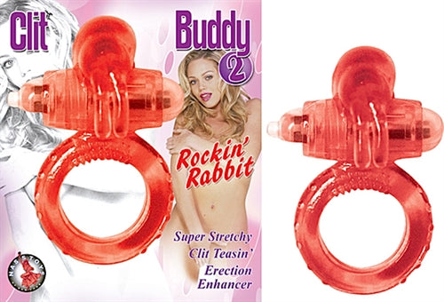 Jelly Bunny Cockring with Clit Stimulating Vibration - The Ultimate Couples Toy!