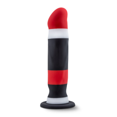 Avant D5 Sin City Silicone Dildo with Suction Cup Base and Harness Compatibility - 8 Inches of Pleasure!