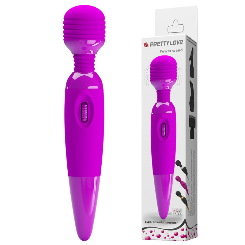 Sleek Silicone Massage Wand with Customizable Pleasure Modes